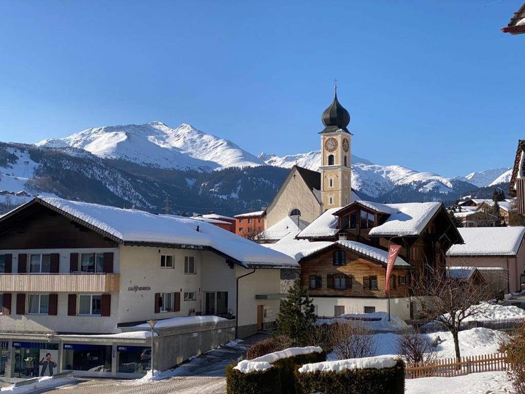 Ferienwohnung Dorfzentrum Disentis Exterior foto
